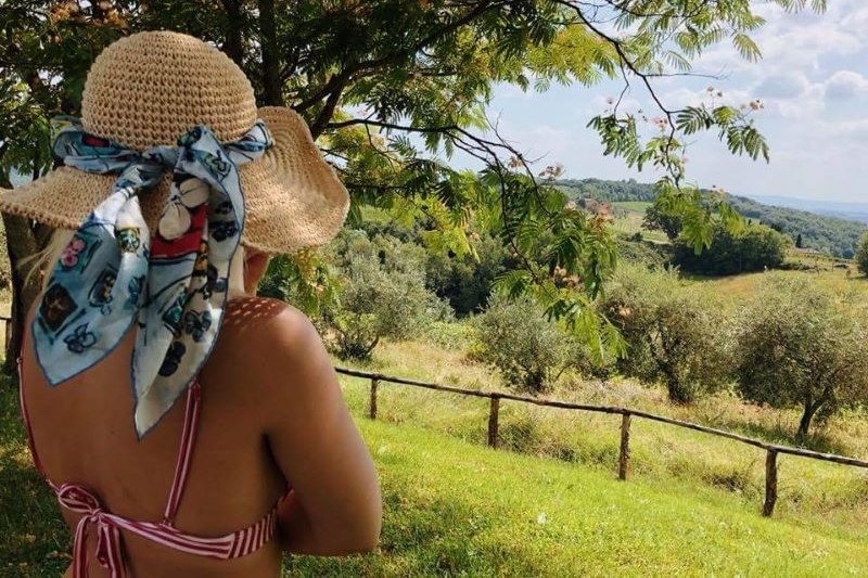 Floral splendor sidenscarf